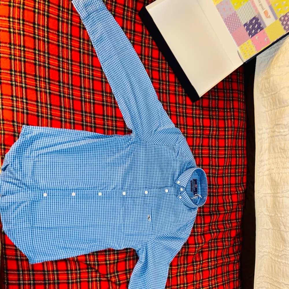 Vineyard vine flannel.